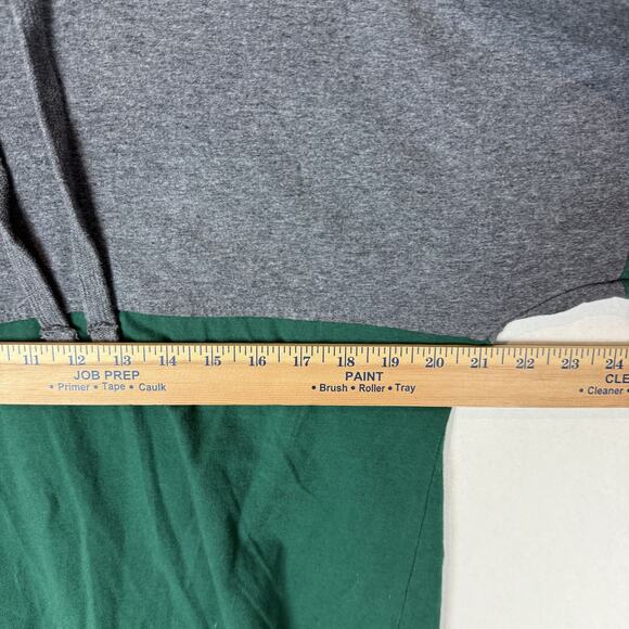 Oregon Ducks Hoodie Men's S Gray Green Cotton Long Sleeve Pullover Boxercraft - Picture 8 of 9